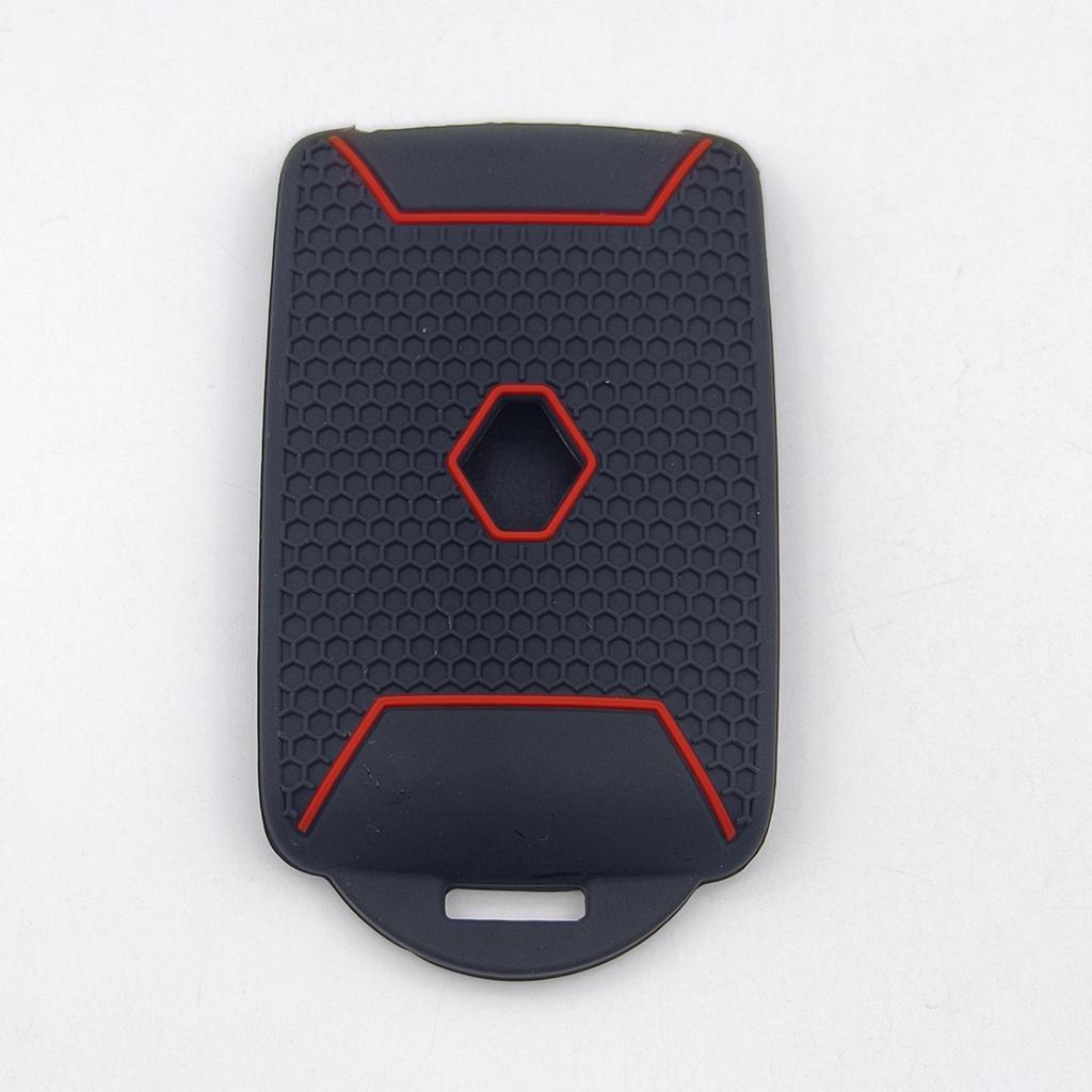 Soft Silicone Protective Case for Renault Koleos, Fengjing, Fenglang, and Megane Card Keys - Old Models