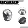 Partuto 6 Speed Manual Gear Shift Knob - Car Shift Lever Knob - For