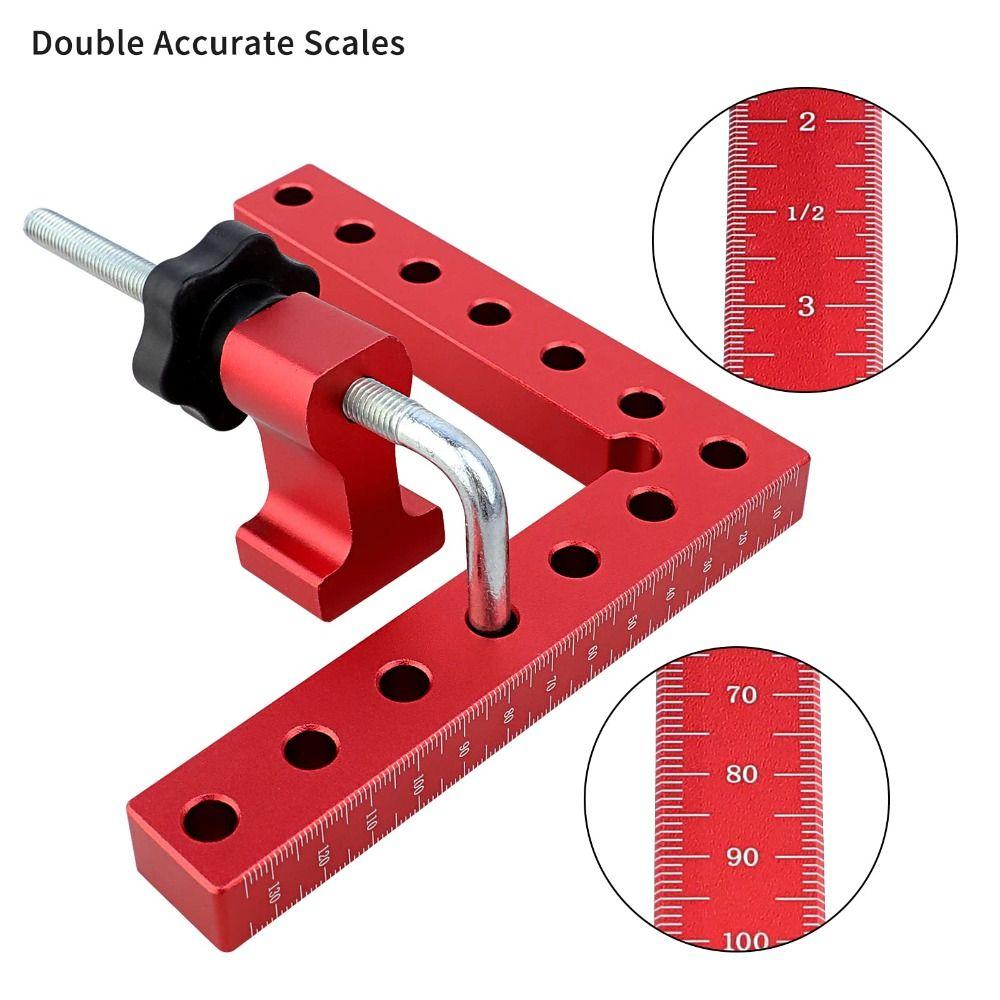 140mm Corner Clamps 90 Degree Positioning Auxiliary Fixture Panel Fixing Clip  for Woodworking