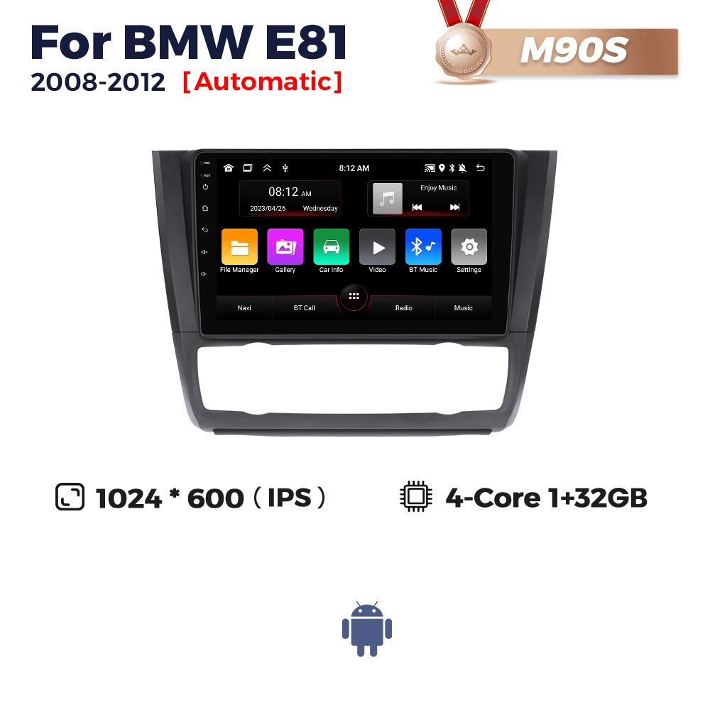 Navifly UIS7862S Android Car Radio For BMW 1 Series E81 E82 E87 E88 2004-2012 GPS Stereo BT Carplay Auto Multimedia Video Player