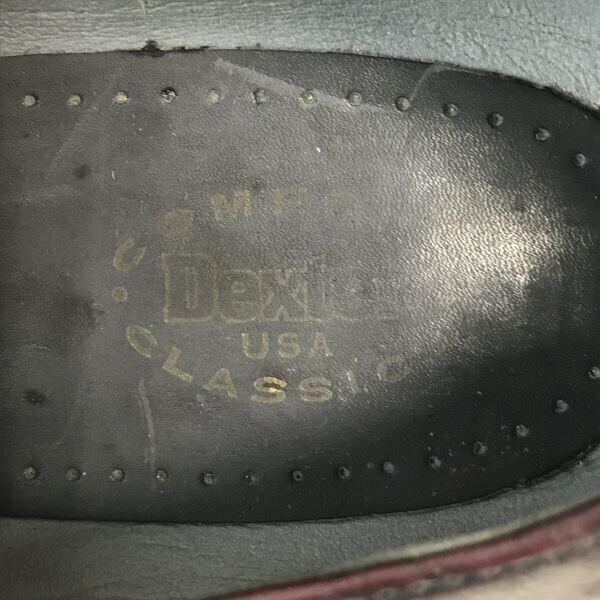 Dexter Full Brogue Wingtip Goodyear Leather Shoes Brown 11M 28.5 Made In USA(USED)