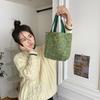 1212 Literary and Leisure Handbag To Work Bento Bag Female Messenger Sundries Storage Portable Handbag