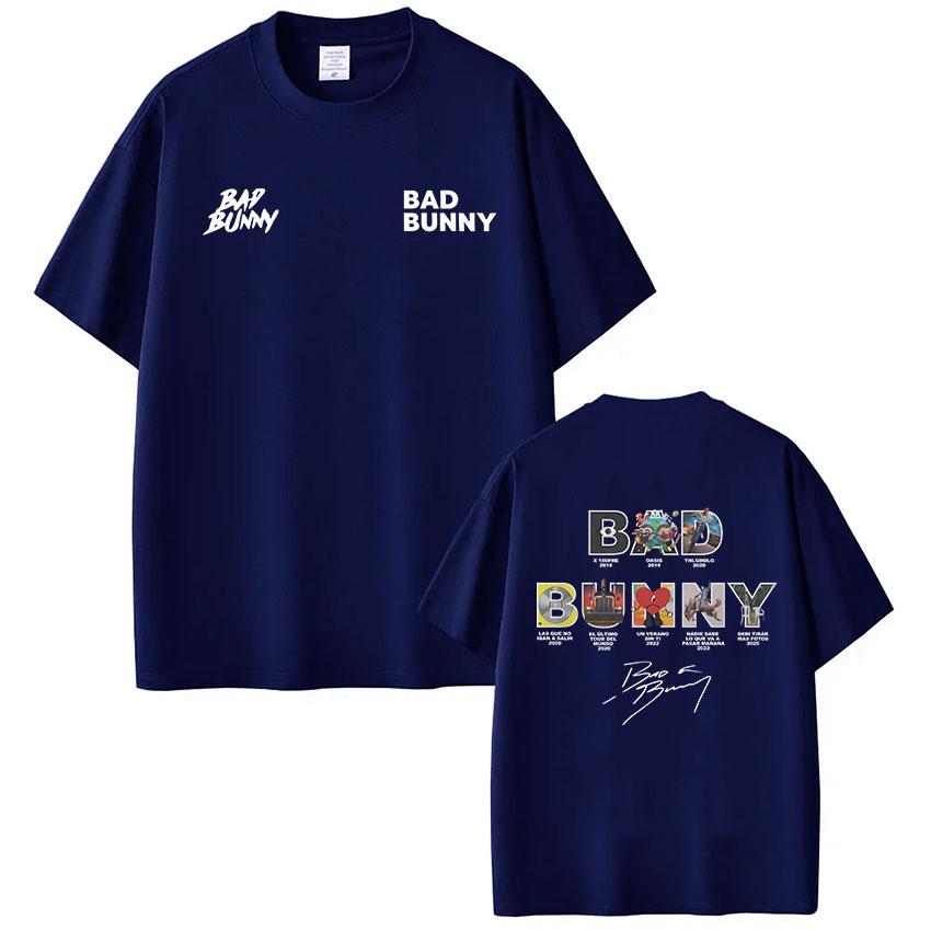 Bad Bunny Album Cover Tshirt Debi Remove More Photos DTMF Men Women Luxury Fashion Retro Hiphop Style Oversized Tshirt