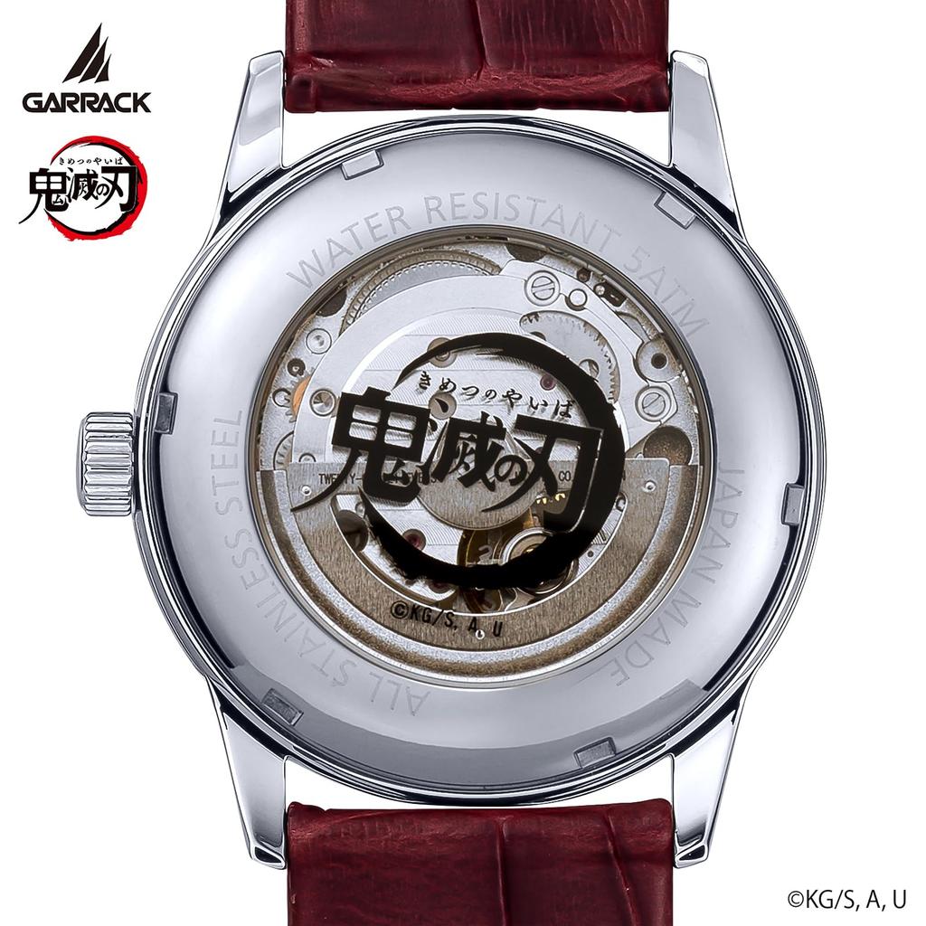 GARRACK Demon Kimetsu no Yaiba Collaboration Kamado Nezuko 5 ATM Water Mineral Pink Unisex Slayer Watch, Model, Automatic, Resistant, Glass, Dial,