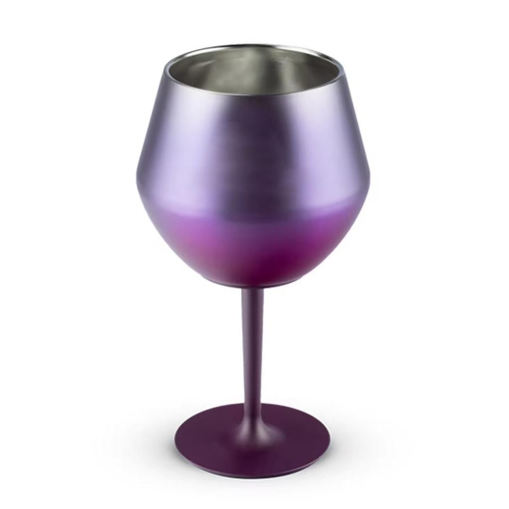 14-Ounce Portable Red Wine Glass 304 Stainless Steel Insulated Detachable Design for Outdoor Light Drinks