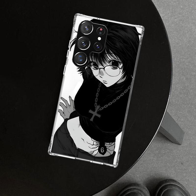 Huner X-Hunters Chrollo Shizuku Phone Case Cover for Samsung Galaxy S26 S25 Edge S24 S23 Ultra S22 Plus S21 FE S20 + Art Customi