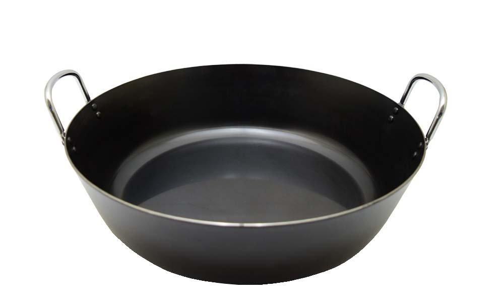 

Tamahashi Deep Fried Pot Black 36cm Tetsujin Series чорний