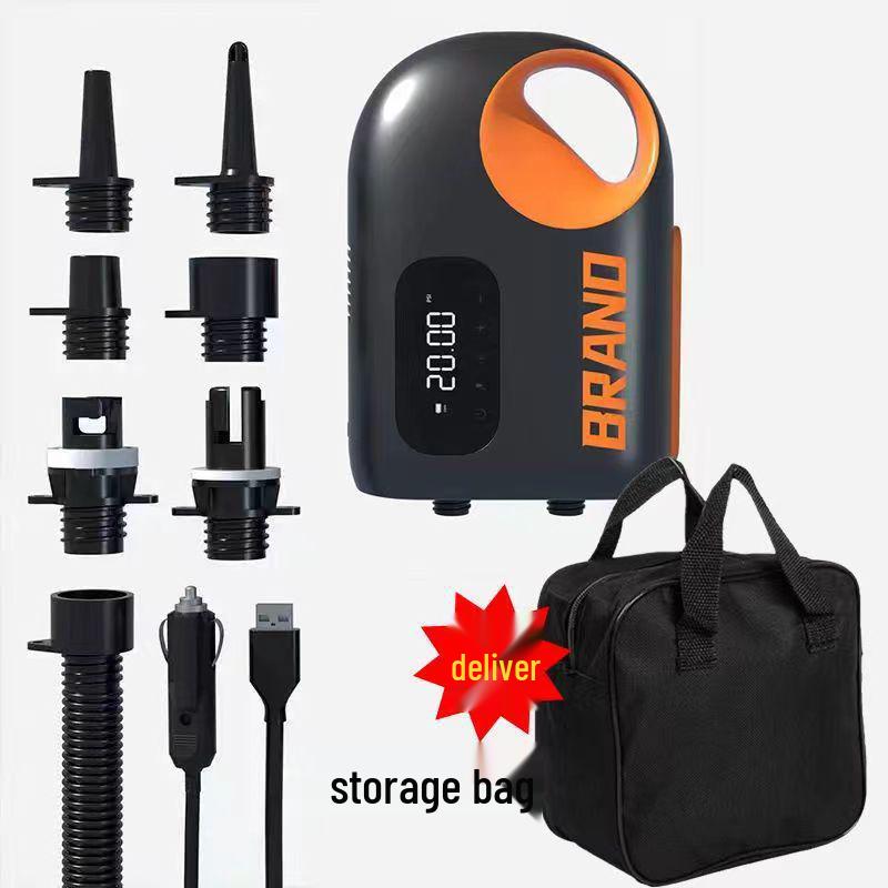 Portable Electric Air Pump for Outdoor Kayaks, Paddle Boards, Cars & Travel Tents