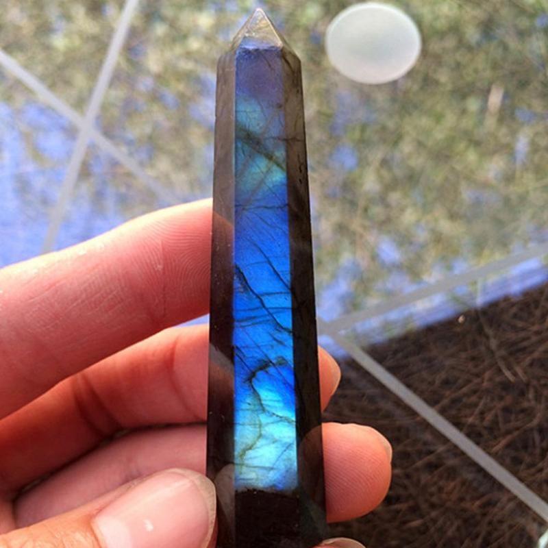 Moonstone Pillar Crystal Column Gemstone Pendant