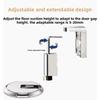 Professional Zinc Alloy Mechanical Modern Minimalism Buffer Mute Ground Suction Door Stopper Commercial Office