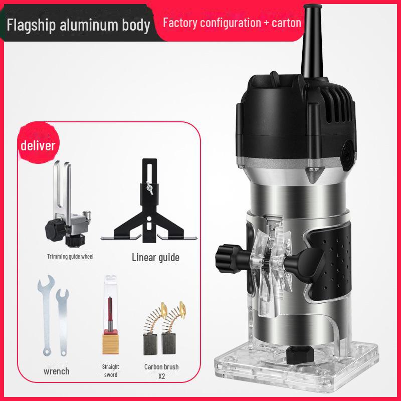 

Полностью медный деревообрабатывающий обрезной и гравировальный станок - электрический фрезерный станок и инструмент для прорезки пазов по дереву