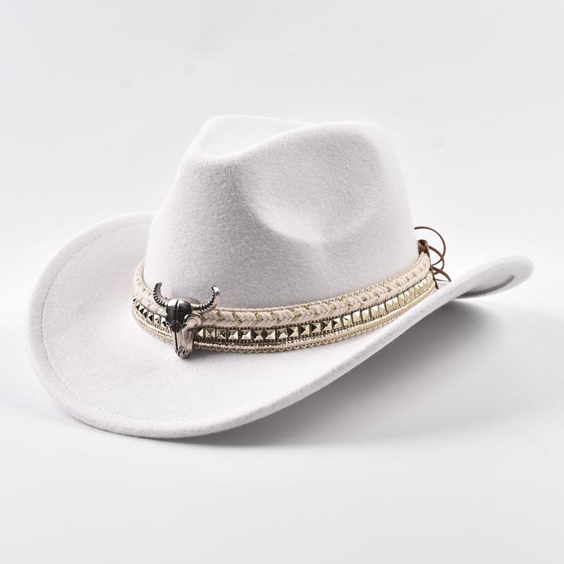 Neuer Western-Stil Cowboyhut für Herren und Damen Outdoor Reise Ritterhut