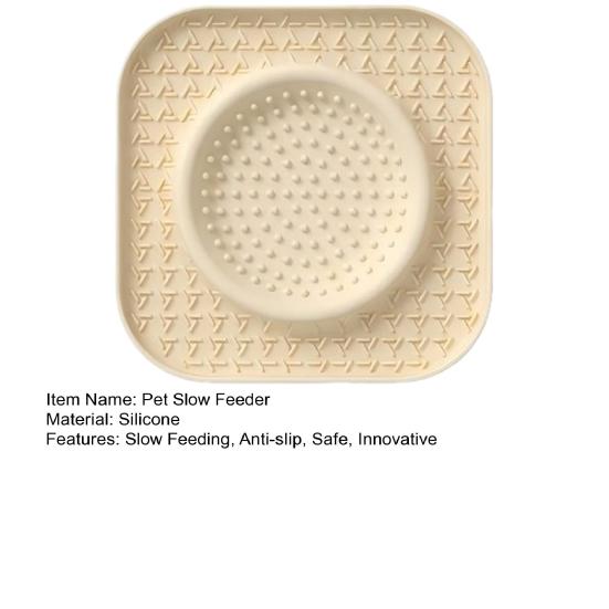 Slow Feeder Dog Bowls And Licking Mat Anti-Slip Silicone Dog Lick Bowl for Dogs Cats Interactive Puzzle Toy for Anxiety Boredom