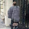 VAYLA Fashion Luxury Cropped Faux Fur Coat Women's Winter Ins Hot Fluffy Short Faux Fur Jacket Street Style Warm Outwear