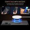 Para Huawei P60 Couro Clássico Carregamento Sem Fio Para Capa Magnética Magsafe Para Huawei P60 Pro P60Pro Capa Traseira Macia