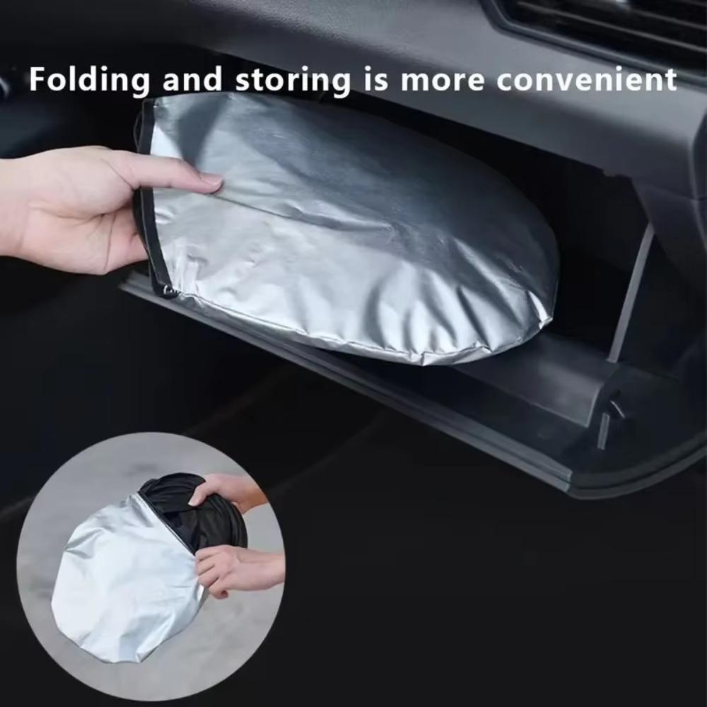 Folding Car Window Sunshade Cover Sun Shade Windshield Visor Protector Windscreen Auto UV Protection Curtain Styling AccessoriesWindshield Sunshades