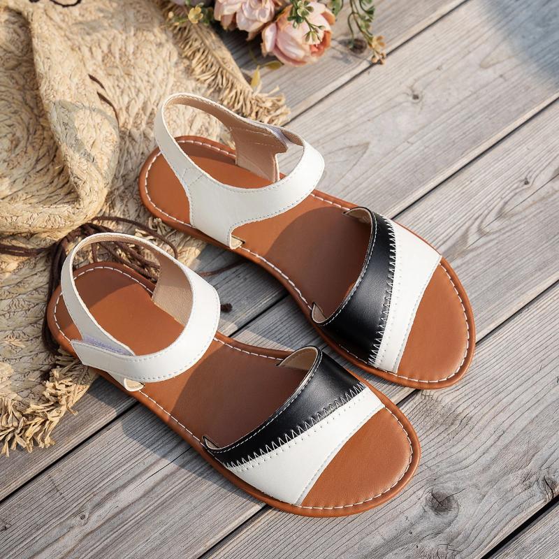 Fashion 2025 New Summer Women's Sandals Casual  Versatile Fashion Roman Shoes Comfortable Flat Bottomed Vacation Beach Shoes