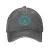 Aladdin Genie's Lamp Teal Mandala Casual Baseball Cap  Outdoor Gym Hip Hop Hats Summer Unisex-Teens y2k Retro Snapback Cap