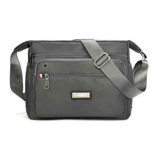 Мужской кросс-боди рюкзак из оксфордской ткани - Большой вместимости, Водонепроницаемый, Повседневный спортивный стиль