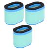3PCS Lawn Mower Filter Replacement Garden Air Filter for John Deere M147431 M143278 697029 690610