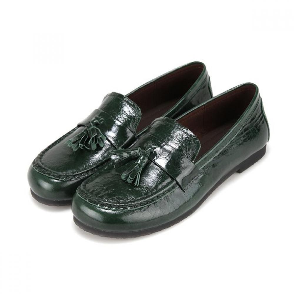 Barbara Leather TaSSel Women S Loafer Bbi563gn 250mm