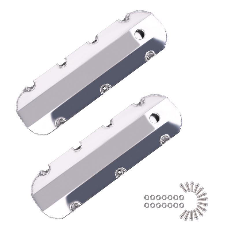 Tall Aluminum Valve Covers for Chevy BBC 396 402 427 454 502 w/Billet Rails US