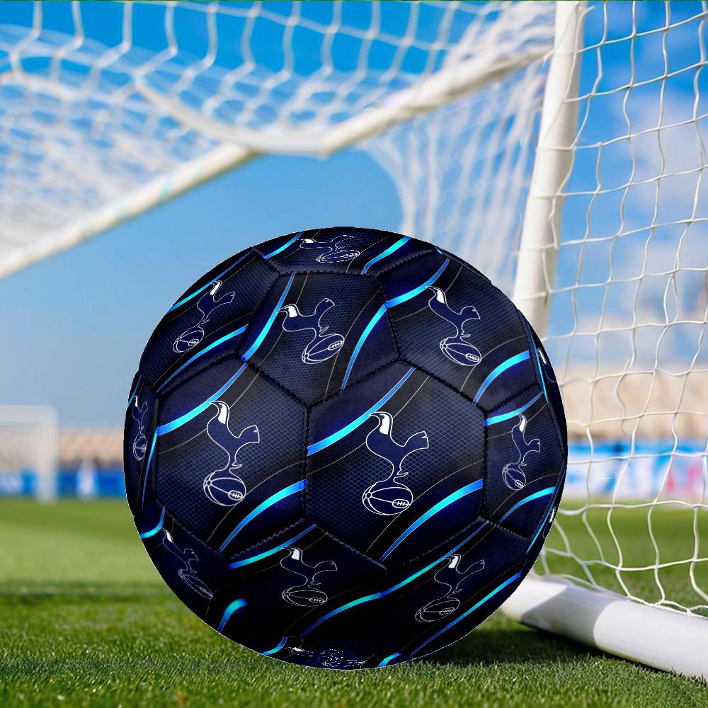Tottenham Hotspur Football Club Size 5 Soccer Balls, Anti-Slip, Protective Football, Outdoor Sport, Practice Games, Birthdays Gift Suitable for Fan