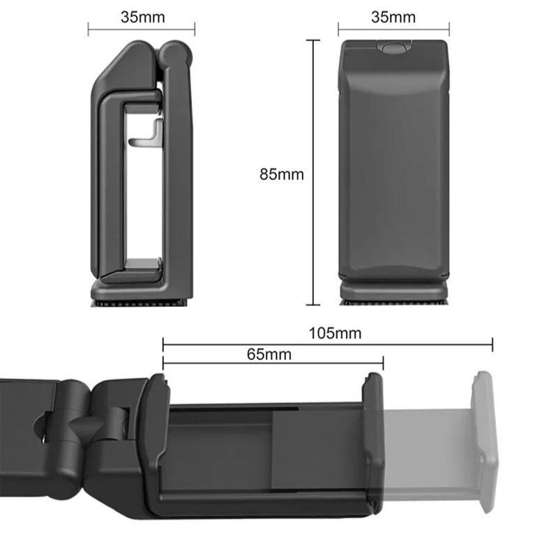 

Незаменимый аксессуар для путешествий Универсальный держатель для телефона для самолета, крепление для телефона в полете, Hands-free, многонаправленный и карманного размера чёрный