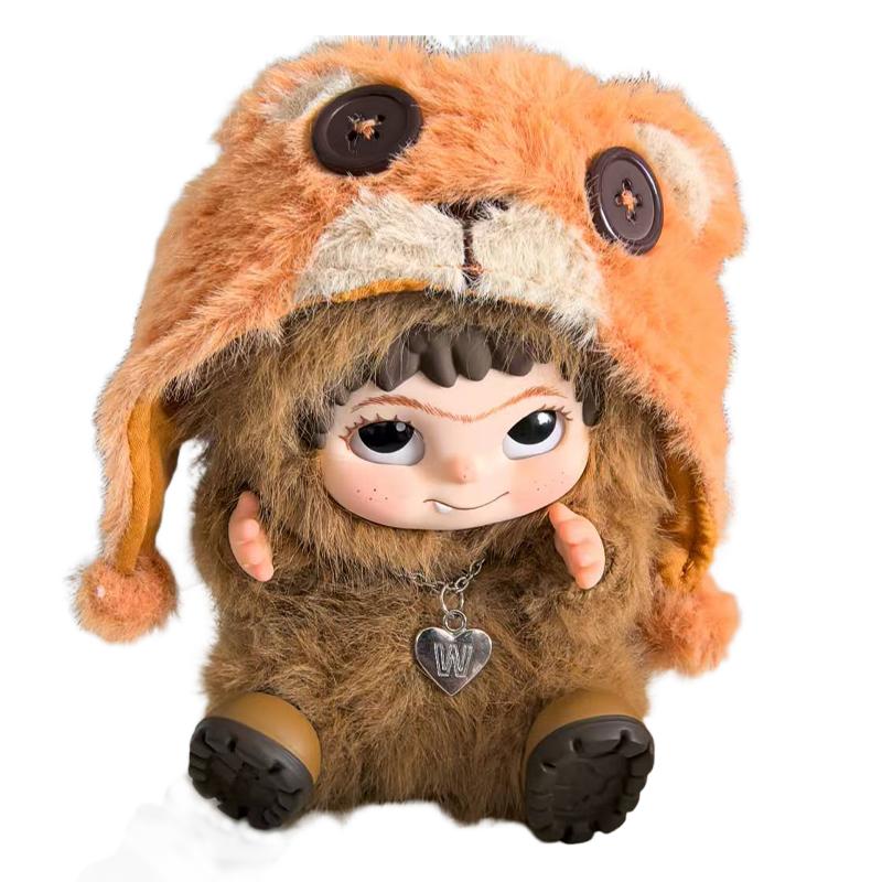 Wakuku V2 Fox and Bunny Trick Or Treat Series Plush Vinyl Blind Box Keychain Pendant Mystery Box Surprise Collectible Toy Gifts