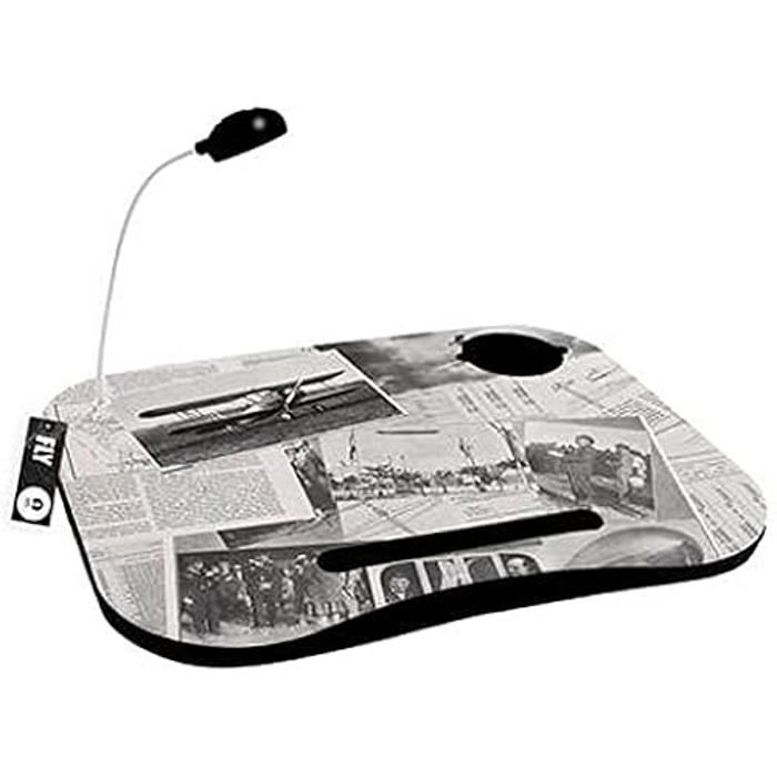 Bandeja Desk - DKD HOME DECOR - Vintage - 48x38x7 cm - LED - Rectangulaire - Blanc