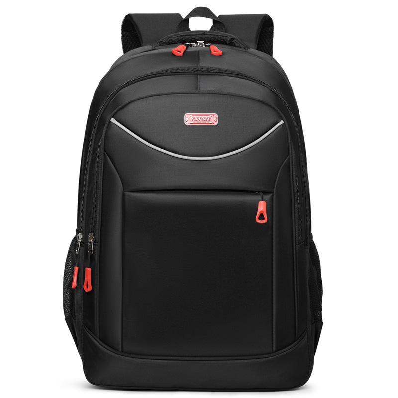 Schoolbag Backpack Backpack Men's Premium Sense Large Capacity Lightweight High-end Laptop Bag Student School Bag