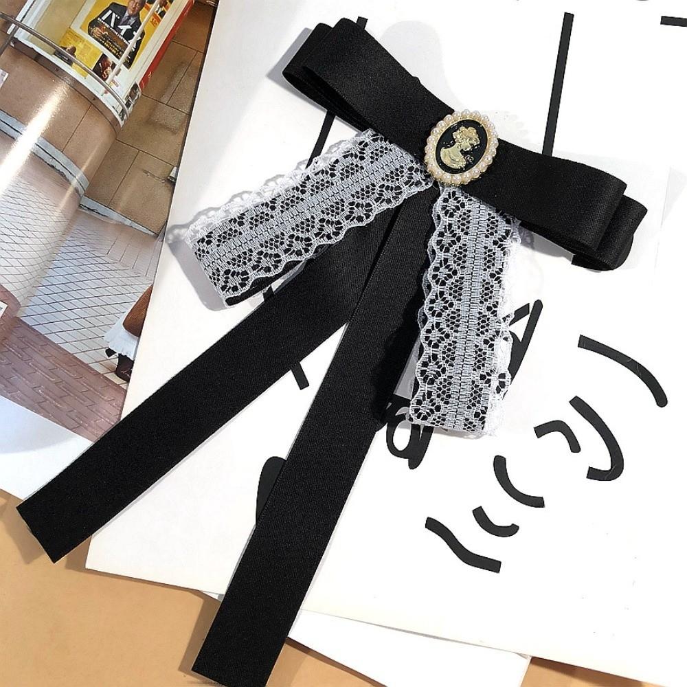 

Skin Cancer Black Bow Brooch Pin Melanoma Cancer Mourning Badge Brooch Women StyleC Black