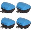 Premium-4X Pneumatic Pulsator For Cow Sheep Goat Milker Machine Stainless Steel Connectors Plastic Adjustable Rate 60/40 Ratio