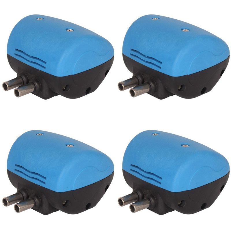 Premium-4X Pneumatic Pulsator For Cow Sheep Goat Milker Machine Stainless Steel Connectors Plastic Adjustable Rate 60/40 Ratio
