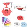 Silicone Anti-overflow Bowl Lid For Prevent Spills & Keep Ingredients Cover Mixer For 4.5-5 Quart Tilt-head Stand Mixers Parts