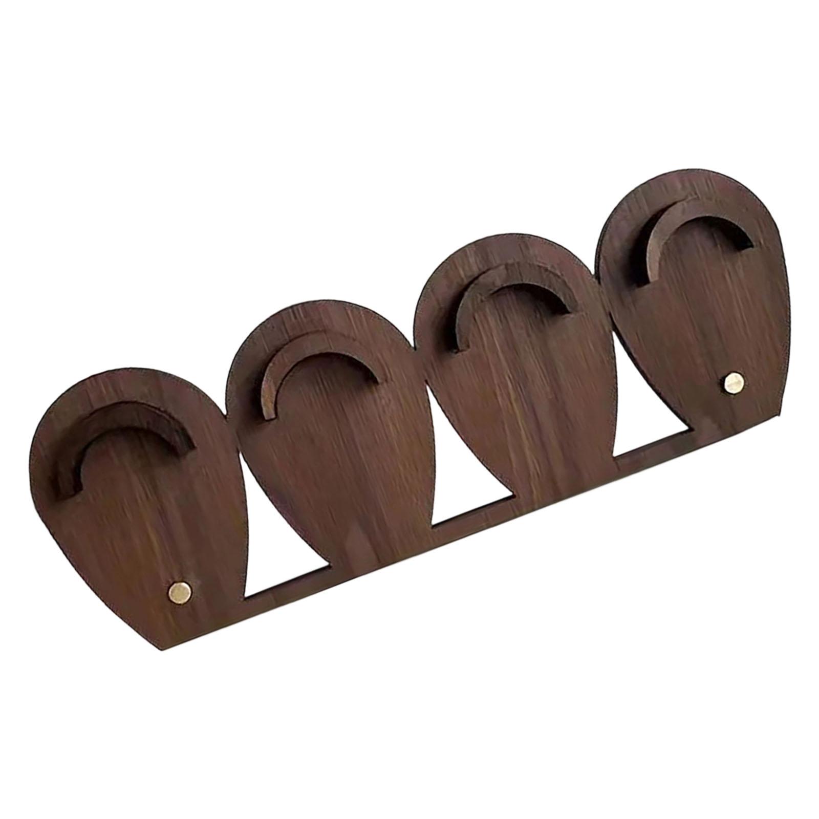 

Wood Bracelet Display Holder Jewelry Box Wood Bracelet Holder Bead Display Stand Wood Texture Suitable for Enthusiasts S
