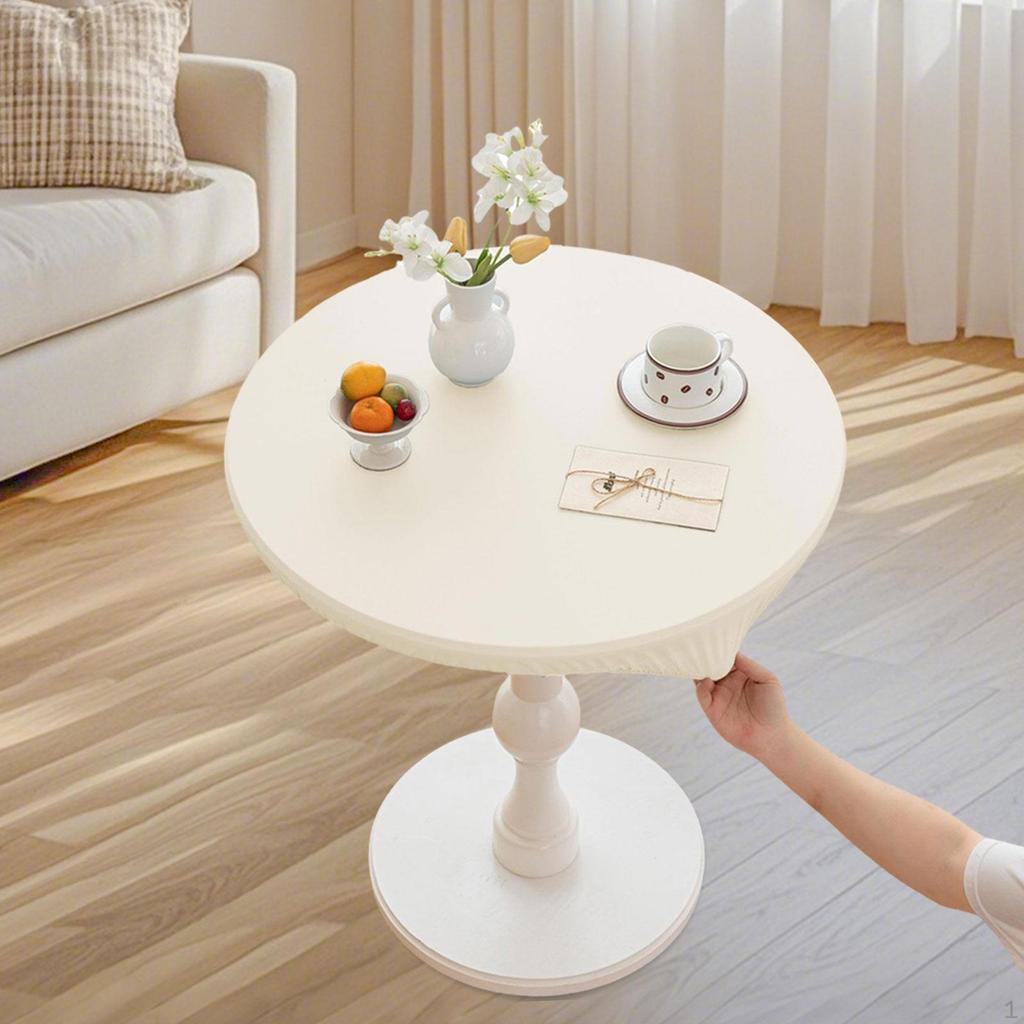 Elastic Stretch Table Protector for Kitchen and Event Use