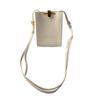 Used Shoulder Bag Off White Leather Women