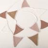 Baby Banner Flag Nursery Garland Triangle Bunting Flag Soft Fabric Vivid Color Kids Banner Nursery Decor