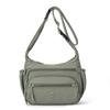 Multi-Pocket Nylon Bag Commuter Multifunctional Shoulder Crossbody Portable Small Square Bag