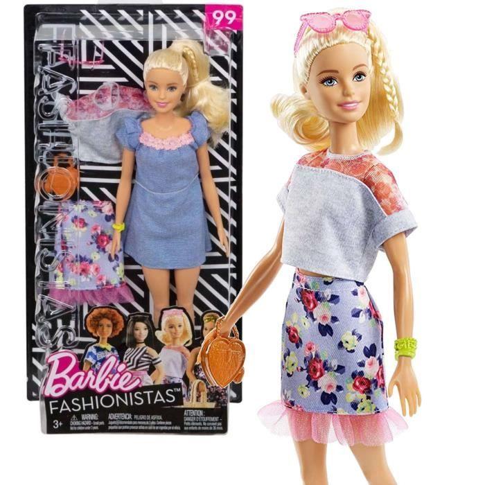 Arborescence Barbie Fashionistas Blond + Kleding Accessoires