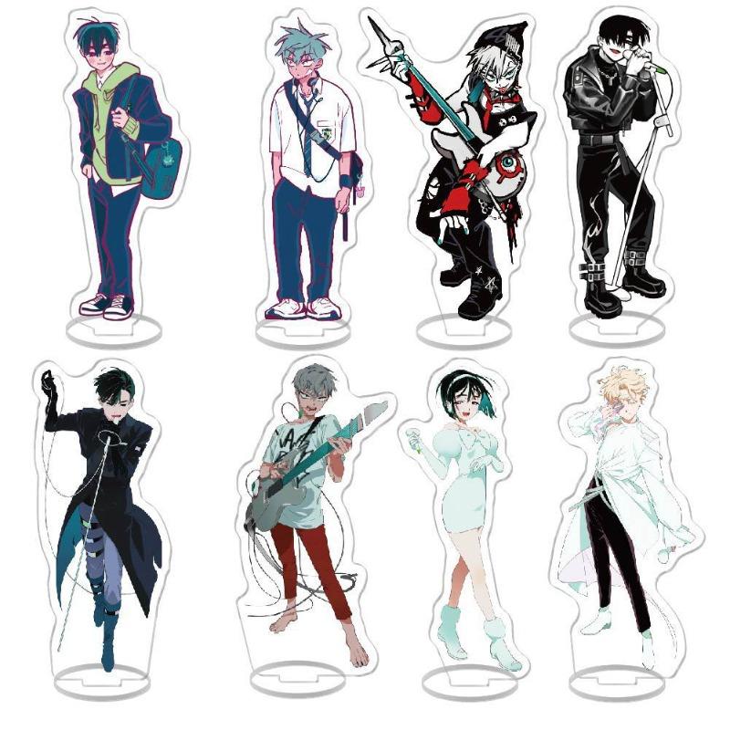 Kawaii Anime Alien Stage Series Acrylic Stand Cartoon Character Creativity Hd Printing Cute Stand Desktop Toy Men And Women Gift