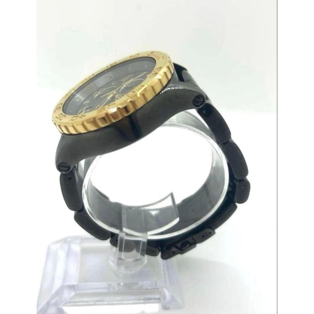Used NIXON Chronograph Watch Black/Gold