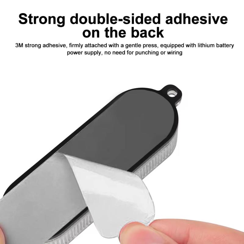 Solar Flashing Warning Light Adjustable Brightness LED Auto Parking Lamp Anti-collision for Car Night Use