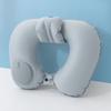 Soft Press To Inflate Pillow U-Shaped Neck Support Cushion Relaxation Neckrest Pad  Airplane