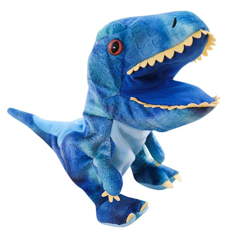 Cute Plush Hand Puppets for Kids - Dinosaur T-Rex Whale Crocodile Glove Toy Dolls Multi-Style