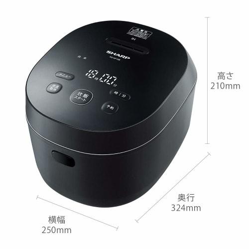 Sharp Rice Cooker 5.5 Cups IH Type PLAINLY Takumi's Heat Control Black KS-HF10B-B