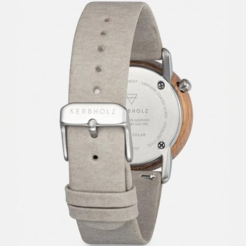 KERBHOLZ Women's Wooden Watch, German Design, Water Resistant, Officially Imported, MMER7608