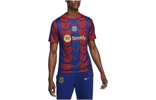 Nike Barcelona Dragon Year Quick-Dry Pre-Match Football Training Jersey M глубокий/тёмно-синий