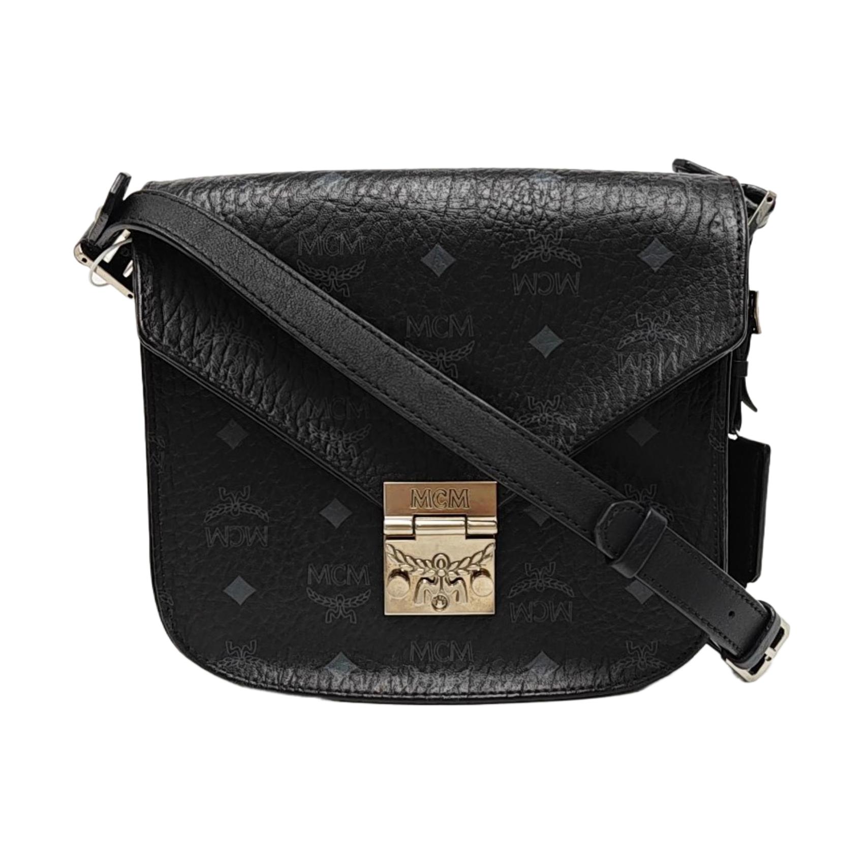 [Pre-Owned] Patricia Visetos Monogram Coated Canvas And Leather Messenger Bag - Good #CUD5EZ ONE SIZE